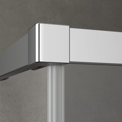 Kermi Nica NI C2 kabina prysznicowa część prawa 140x140 cm kwadratowa NIC2R14020VPK