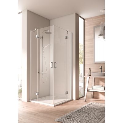 Kermi Osia OSES kabina prysznicowa część lewa 80x80 cm kwadratowa OSESL08020VPK