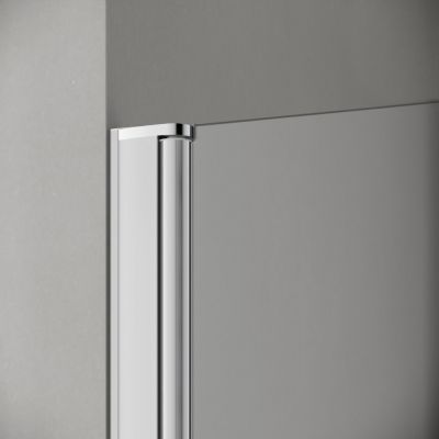 Kermi Pega drzwi prysznicowe 80 cm uchylne srebrny połysk/szkło przezroczyste PE1NR08020VPK