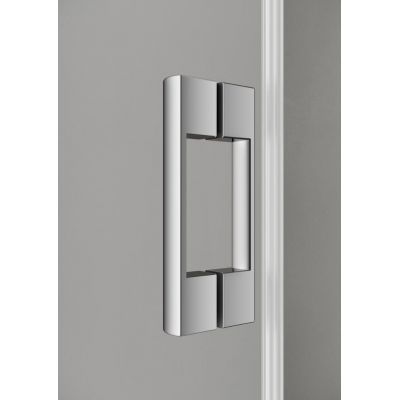 Kermi Pega drzwi prysznicowe 100 cm uchylne srebrny połysk/szkło przezroczyste PE1NR10020VPK
