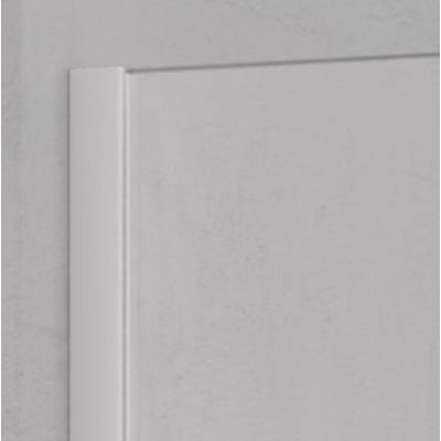 Kermi White Line Walk-In XB WIA ścianka prysznicowa 90 cm biały soft/szkło Stripe 4 XB WIA0902044K