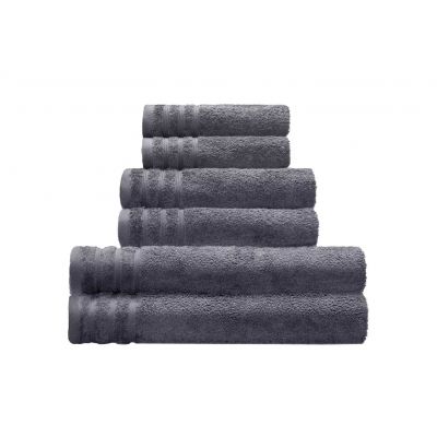 Kleine Wolke Royal Vegan ręcznik łazienkowy 50x100 cm bawełna 500 g szary 3003912262