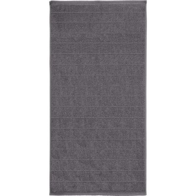 Kleine Wolke VIA ręcznik łazienkowy 70x140 cm szary 3033905226