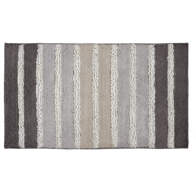 Kleine Wolke Phoenix dywanik łazienkowy 100x60 cm bawełna/polester silver szary 4045146360