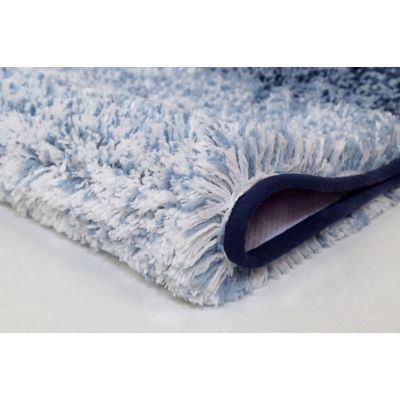 Kleine Wolke Oslo dywanik łazienkowy 120x70 cm prostokątny niebieski Mare 4077783225