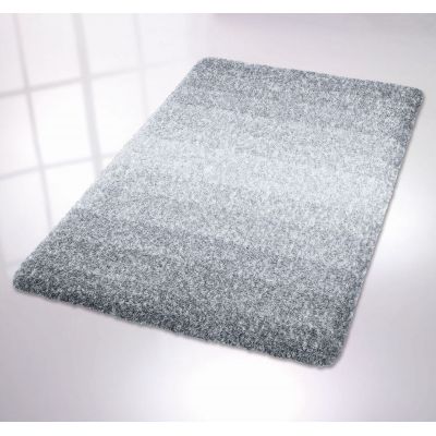 Kleine Wolke Oslo dywanik łazienkowy 90x60 cm prostokątny szary 4077977519