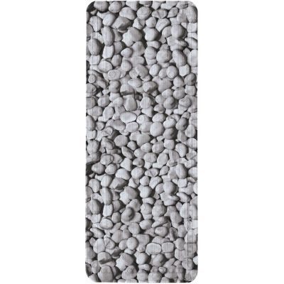 Kleine Wolke Stepstone mata antypoślizgowa 92x36 cm szara wzór kamienie 4387189001