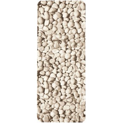 Kleine Wolke Stepstone mata antypoślizgowa 92x36 cm beżowa wzór kamienie 4387202001
