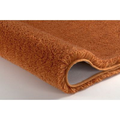 Kleine Wolke Relax dywanik łazienkowy 100x100 cm okrągły pomarańczowy rost 5405316521