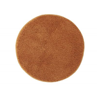 Kleine Wolke Relax dywanik łazienkowy 100x100 cm okrągły pomarańczowy rost 5405316521