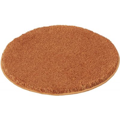 Kleine Wolke Relax dywanik łazienkowy 100x100 cm okrągły pomarańczowy rost 5405316521