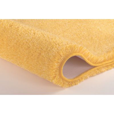 Kleine Wolke Relax dywanik łazienkowy 65x55 cm prostokątny żółty mimose 5405553539