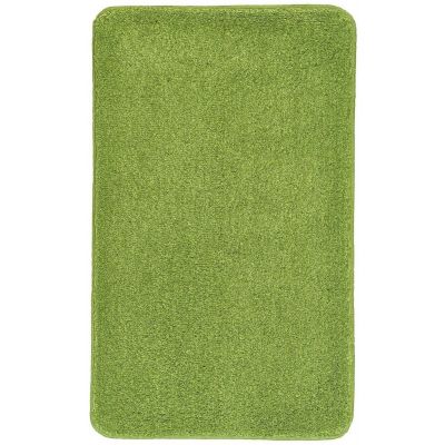Kleine Wolke Relax dywanik łazienkowy 80x50 cm prostokątny zielony kiwigrun 5405615207