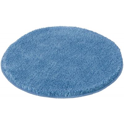 Kleine Wolke Relax dywanik łazienkowy 100x100 cm okrągły niebieski azur 5405723521