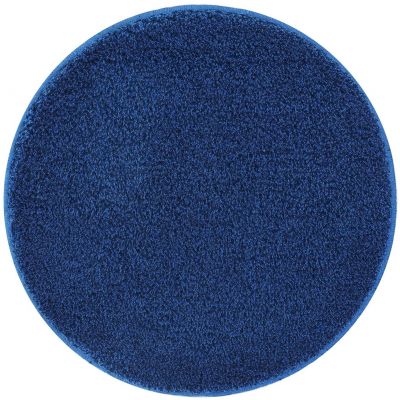 Kleine Wolke Relax dywanik łazienkowy 100x100 cm okrągły niebieski atlanticblue 5405736521