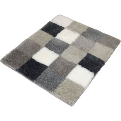 Kleine Wolke Caro dywanik łazienkowy 65x55 cm poliakryl szary 5426179539