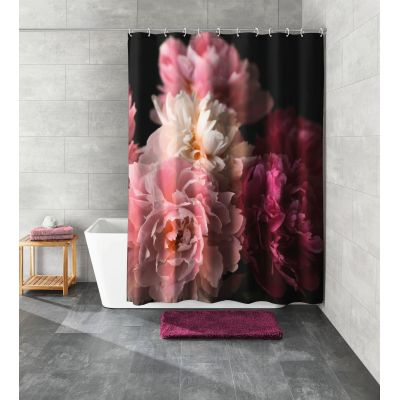 Kleine Wolke Rosemarie zasłona prysznicowa 180x200 cm kwiaty 5940428305