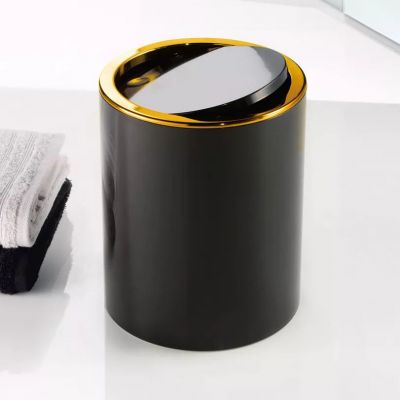 Kleine Wolke Golden Clap kosz na śmieci 5 l czarny 8418926858