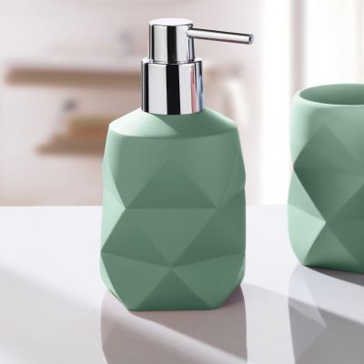 Kleine Wolke Crackle dozownik do mydła 200 ml stojący zielony 8430685854