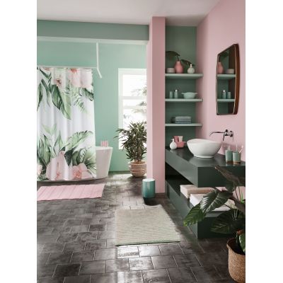 Kleine Wolke Garden zasłona prysznicowa 180x200 cm liście anturium 7805148305