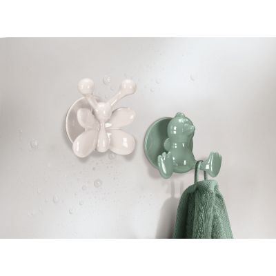 Kleine Wolke Jolly Hooks haczyk na ręcznik podwójny biały 8054100887