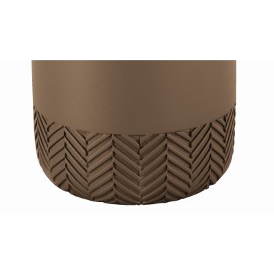 Kleine Wolke Herringbone kubek na szczoteczki stojący brązowy 8090287852