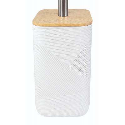 Kleine Wolke Crossover szczotka toaletowa stojąca biały/bambus 8094100856