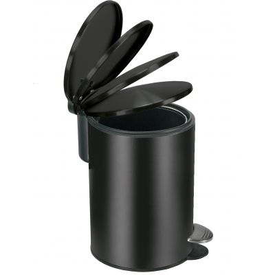 Kleine Wolke Silence kosz na śmieci 3 l czarny mat 8419926858