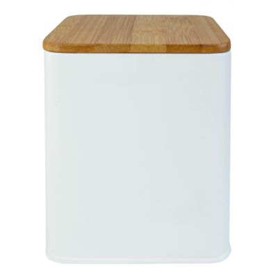 Kleine Wolke Cassone pojemnik łazienkowy biały/bambus 8608100060