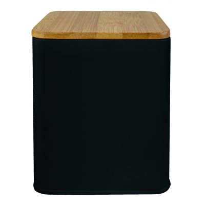 Kleine Wolke Cassone pojemnik łazienkowy czarny/bambus 8608926060