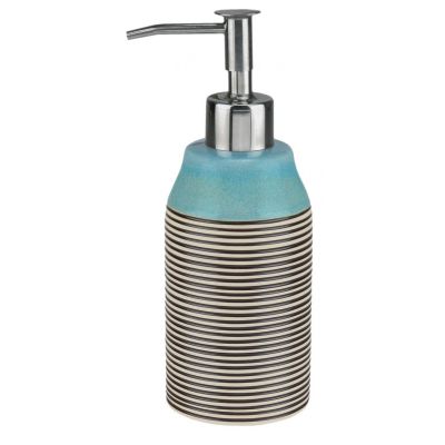 Kleine Wolke Okapi dozownik do mydła 250 ml ceramika Mauritius paski 8678702854