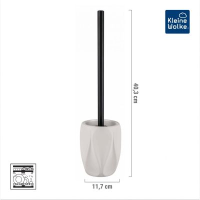 Kleine Wolke Trevi szczotka toaletowa stojąca chłodny beż kamionka soft touch 8684289856