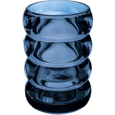 Kleine Wolke Verro kubek na szczoteczki szkło-niebieski 8691750852