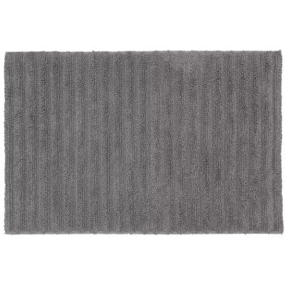 Kleine Wolke Yara Eco Care dywanik łazienkowy 60x50 cm bawełna szary 9156905433
