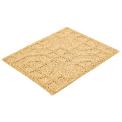 Kleine Wolke Mosaic Eco Care dywanik łazienkowy 120x70 cm bawełna żółty 9167537225