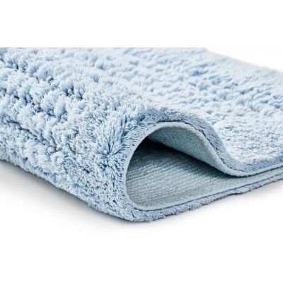 Kleine Wolke Net dywanik łazienkowy 120x70 cm prostokątny niebieski 9171649225