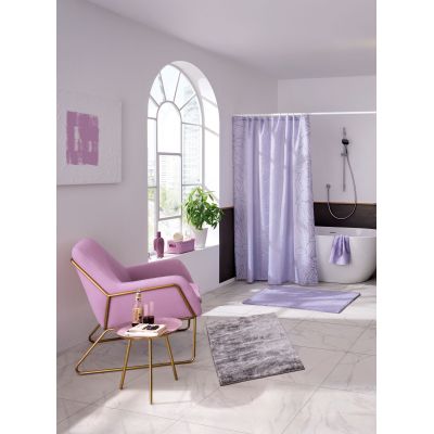 Kleine Wolke Glow dywanik łazienkowy 70x120 cm poliester szary 9186158225