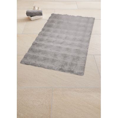 Kleine Wolke Cloud dywanik łazienkowy 120x70 cm prostokątny jasny szary 9198146225