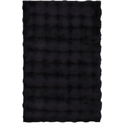 Kleine Wolke Cloud dywanik łazienkowy 120x70 cm prostokątny czarny 9198926225