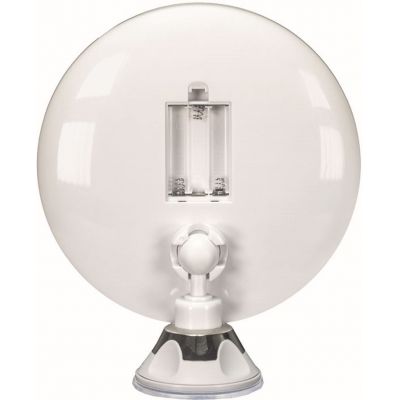 Kleine Wolke Flexy Light lusterko kosmetyczne 17,5 cm okrągłe z oświetleniem białe 5819114886