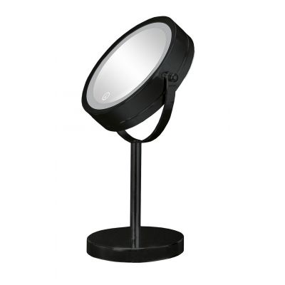 Kleine Wolke LED Mirror lusterko kosmetyczne z oświetleniem czarny mat 5887926886