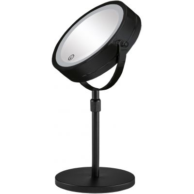 Kleine Wolke LED Mirror lusterko kosmetyczne 20,5x37 cm okrągłe z oświetleniem srebrny 8507926886