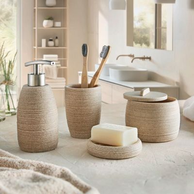 Kleine Wolke Sand szczotka toaletowa stojąca beżowa 8680272856