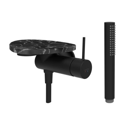 Laufen Ada bateria prysznicowa podtynkowa czarny/czarny marmur HF506755516060