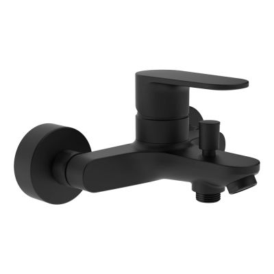 Laufen Pro X bateria wannowo-prysznicowa ścienna czarna HF506960198600