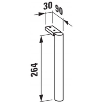 Laufen Base 2.0 nóżki H4029901100001
