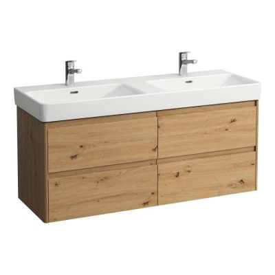 Laufen Base 2.0 szafka 127x44,5x51,5 cm podumywalkowa wisząca dąb H4113341082671