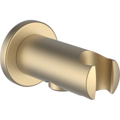 Laufen Twin przyłącze kątowe z uchwytem złoty mat HF504778462000