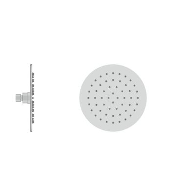 Laufen deszczownica 20x20 cm okrągła chrom HF504810100000