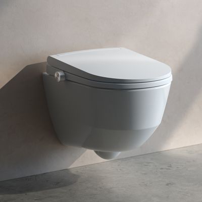 Laufen Cleanet Pro toaleta myjąca z pokrętłem sterującym wisząca bez kołnierza biała H600890000S002